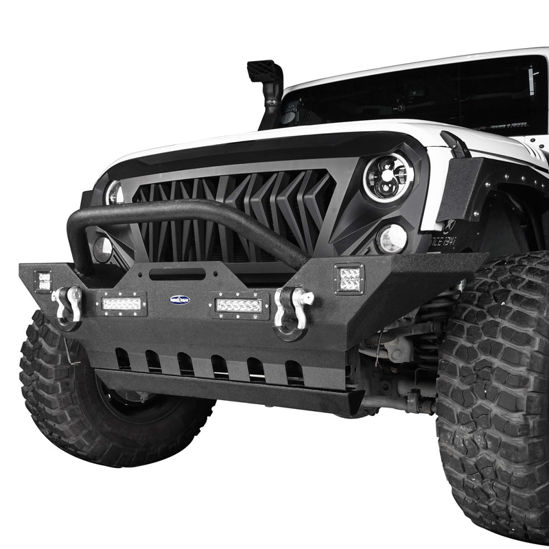Load image into Gallery viewer, Hooke Road Black Steel Front Skid Plate(07-18 Jeep Wrangler JK)