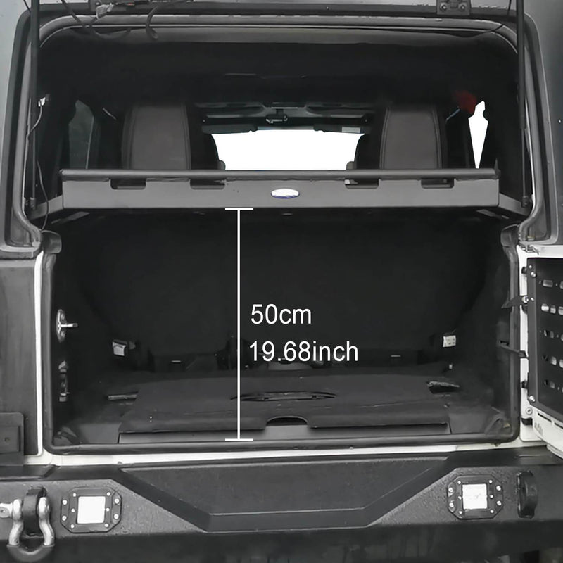 Load image into Gallery viewer, Hooke Road Jeep JK Interior Cargo Rack 4 Doors Jeep Wrangler Rear Cargo Rack for Jeep Wrangler JK JKU 2007-2018 BXG009 u-Box offroad 11