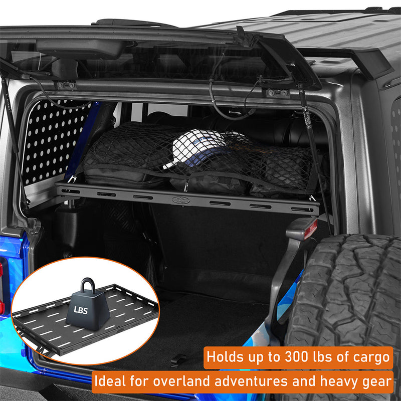 Load image into Gallery viewer, Jeep JK & JL Interior Cargo Rack (07-22 Wrangler 4 doors Hardtop) - Hooke Road BXG.2073-S 10