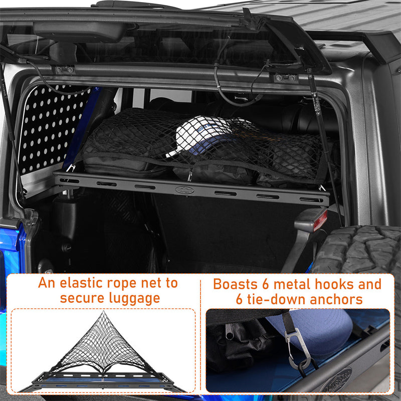 Load image into Gallery viewer, Jeep JK & JL Interior Cargo Rack (07-22 Wrangler 4 doors Hardtop) - Hooke Road BXG.2073-S 8