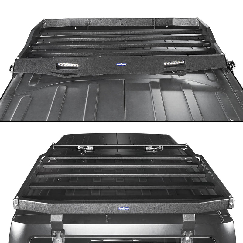 Load image into Gallery viewer, Hooke Road Jeep JK Roof Rack Cargo Carrier Rack Luggage Rack Storage Roof Rack for Jeep Wrangler JK 4 Doors 2007-2018 BXG203 Jeep Rack Jeep Accessories u-Box Offroad 5