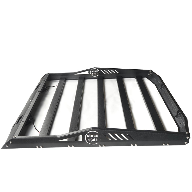 Load image into Gallery viewer, Hooke Road Jeep JK Roof Rack Cargo Carrier Rack Luggage Rack Storage Roof Rack for Jeep Wrangler JK 4 Doors 2007-2018 BXG203 Jeep Rack Jeep Accessories u-Box Offroad 7