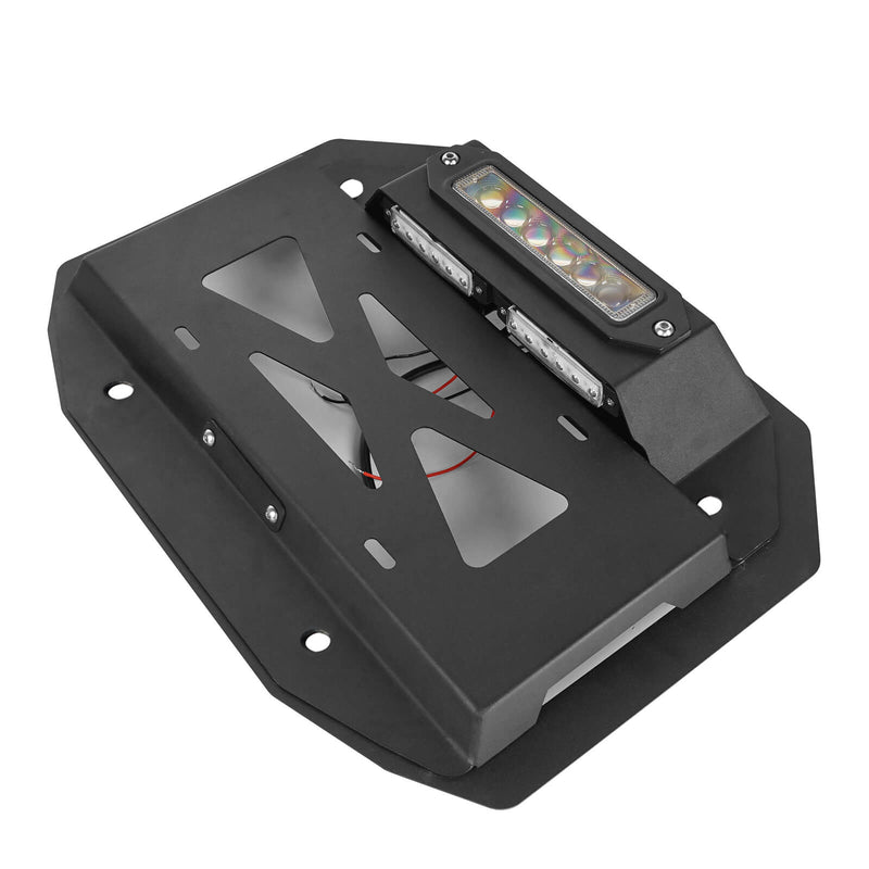 Load image into Gallery viewer, Hooke Road Jeep JK Spare Tire Delete License Plate for 1997-2006 Jeep Wrangler JK bxg20116 7