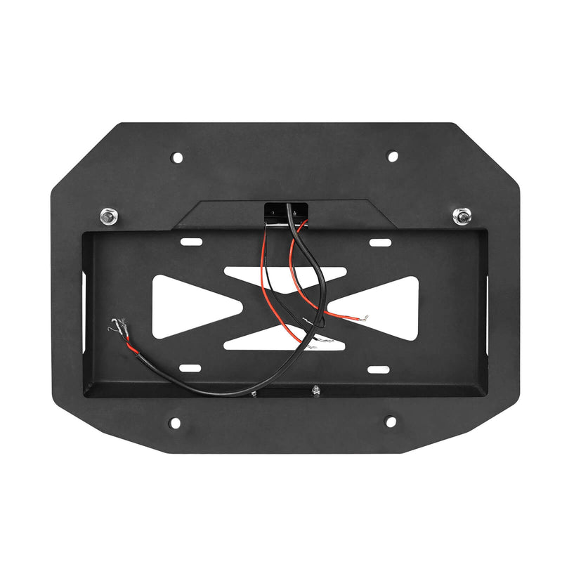 Load image into Gallery viewer, Hooke Road Jeep JK Spare Tire Delete License Plate for 1997-2006 Jeep Wrangler JK bxg20116 8