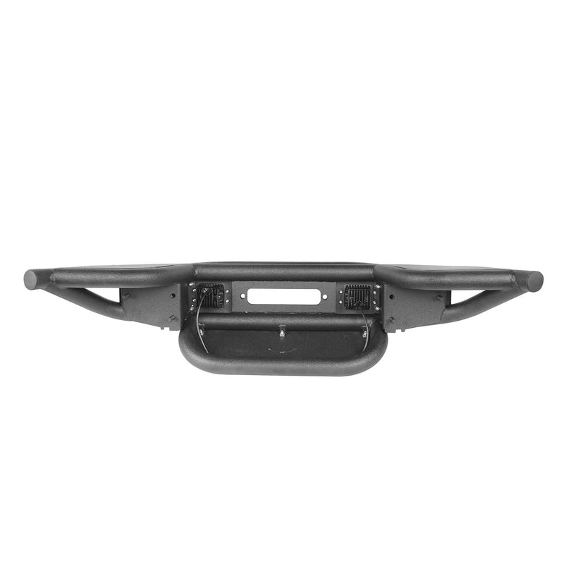 Load image into Gallery viewer, Hooke Road Jeep JK Stubby Front Bumper w/Winch Plate for 2007-2018 Jeep Wrangler JK BXG132 u-Box Offroad 10