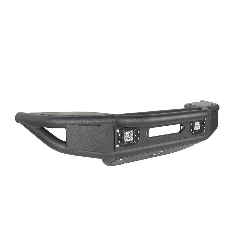 Load image into Gallery viewer, Hooke Road Jeep JK Stubby Front Bumper w/Winch Plate for 2007-2018 Jeep Wrangler JK BXG132 u-Box Offroad 8