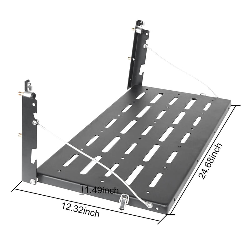 Load image into Gallery viewer, Jeep JK Tailgate Table Foldable Table Storage Cargo Shelf for Jeep Wrangler JK 2007-2018 MMR1789 Jeep JK Interior Storage 11