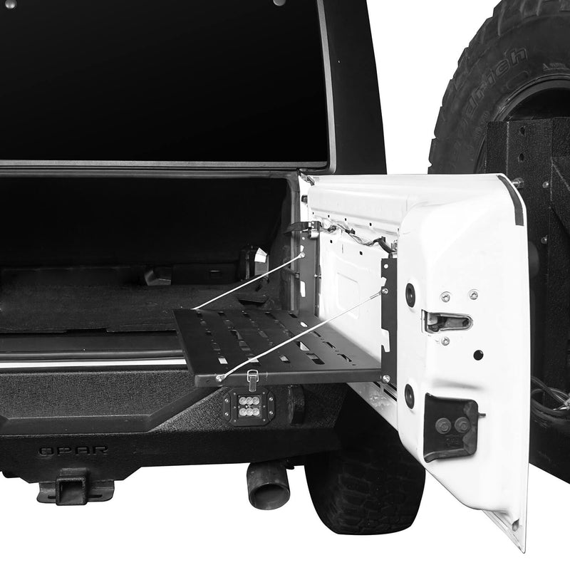 Load image into Gallery viewer, Jeep JK Tailgate Table Foldable Table Storage Cargo Shelf for Jeep Wrangler JK 2007-2018 MMR1789 Jeep JK Interior Storage 6