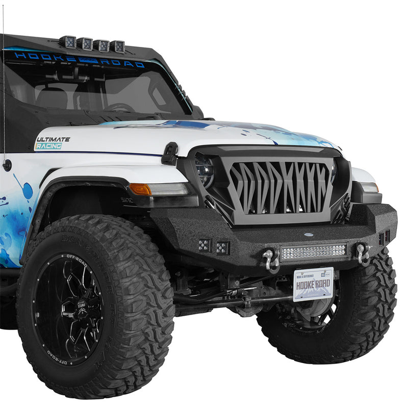 Load image into Gallery viewer, Jeep Wrangler&Gladiator Climber Full Width Front Bumper(18-23 JL & 20-23 JT) BXG.3011-S 3