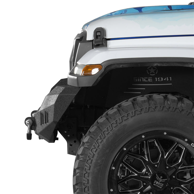 Load image into Gallery viewer, Jeep Wrangler&Gladiator Climber Full Width Front Bumper(18-23 JL & 20-23 JT) BXG.3011-S 4