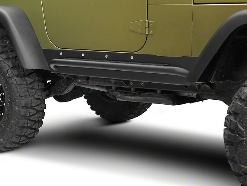 Load image into Gallery viewer, Hooke Road Opar Side Steps Door Guards for 1997-2006 Jeep Wrangler TJ u-Box offroad 6
