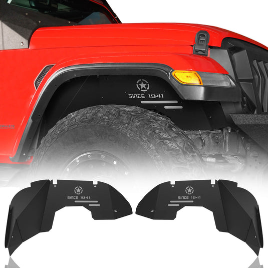 Jeep JL & JT SINCE 1941 Front Inner Fender Liners(18-22 JL Wrangler & 20-22 Gladiator)- Hooke Road BXG.3036-S  2