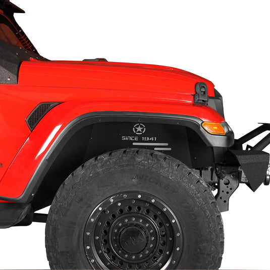 Jeep JL & JT SINCE 1941 Front Inner Fender Liners(18-22 JL Wrangler & 20-22 Gladiator)- Hooke Road BXG.3036-S  3