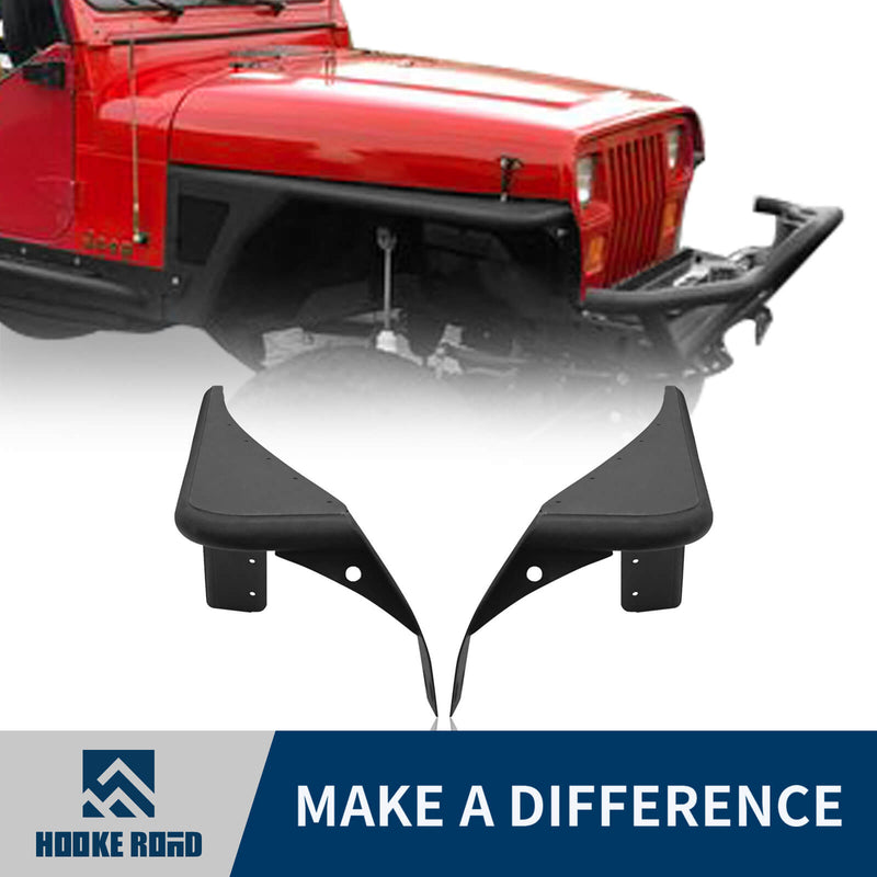 Load image into Gallery viewer, Hooke Road Jeep YJ Fender Flares Tubular Front Fender Flares for 1987-1995 Jeep Wrangler YJ bxg9018 1