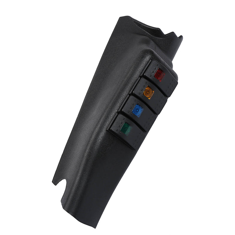 Load image into Gallery viewer, Hooke Road Opar Wrangler JK Left Side Pillar Switch Pod Plug with 4-Switch for 2007-2018 Wrangler JK mmr058 Jeep Wrangler Interior u-Box offroad 6