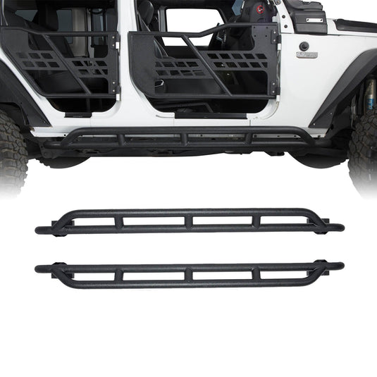 Hooke Road Opar Jeep Wrangler JKU Nerf Bars Running Boards Door Guards u-Box offroad 2