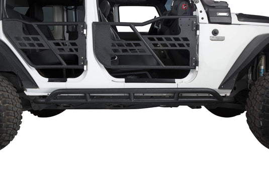 Hooke Road Opar Jeep Wrangler JKU Nerf Bars Running Boards Door Guards u-Box offroad 3