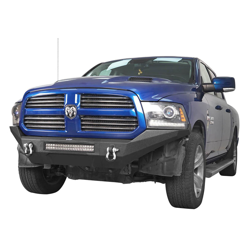 Load image into Gallery viewer, Hooke Road Discoverer Full-Width Front Bumper w/LED Light Bar (13-18 Ram 1500,Excluding Rebel)