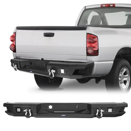 Hooke Road Ram 1500 Rear Bumper for  2006-2008 Ram 1500 bxg6503 3
