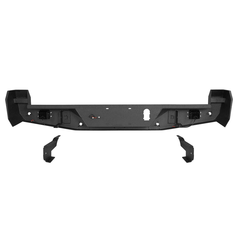 Load image into Gallery viewer, Hooke Road Steel Rear Bumper w/18W LED Floodlights(16-23 Toyota Tacoma) b4200s 6