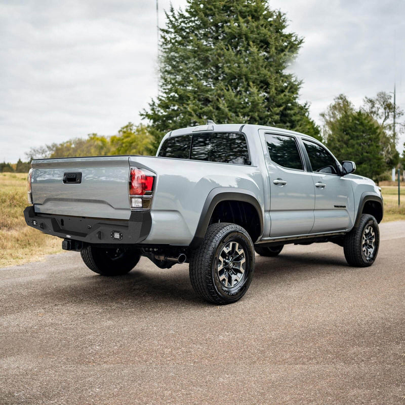 Load image into Gallery viewer, Hooke Road Steel Rear Bumper w/18W LED Floodlights(16-23 Toyota Tacoma) b4200s 9