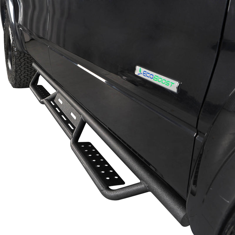 Load image into Gallery viewer, Hooke Road Running Boards Drop Side Steps Bar(09-14 Ford F-150 SuperCrew)