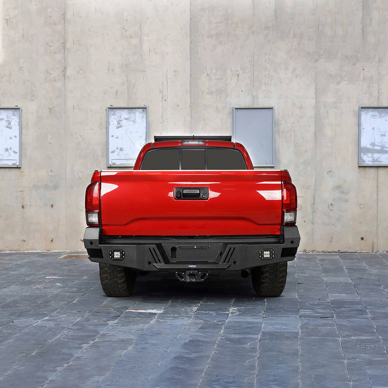 Load image into Gallery viewer, HookeRoad Tacoma Sensors Rear Bumper Replacement for 2016-2023 Toyota Tacoma 3rd Gen b4204-1-12