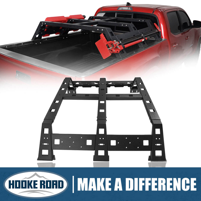 Load image into Gallery viewer, HookeRoad Toyota Tacoma Bed Rack for 2005-2023 Toyota Tacoma b4009 1