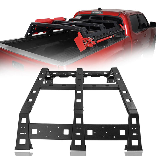 HookeRoad Toyota Tacoma Bed Rack for 2005-2023 Toyota Tacoma b4009 2