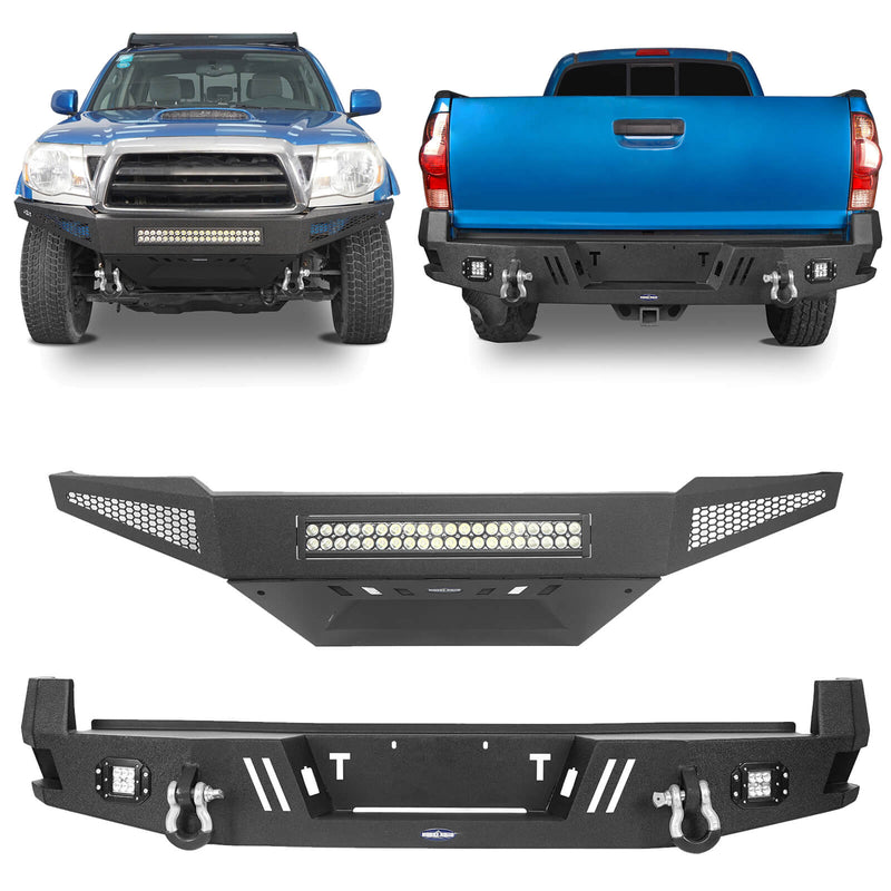 Load image into Gallery viewer, toyota-tacoma-front-and-rear-bumper-for-2005-201-toyota-tacoma-bxg40084022-2