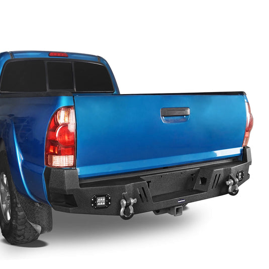 HookeRoad Toyota Tacoma Rear Bumper for 2005-2015 Toyota Tacoma 2nd Genb4022-4