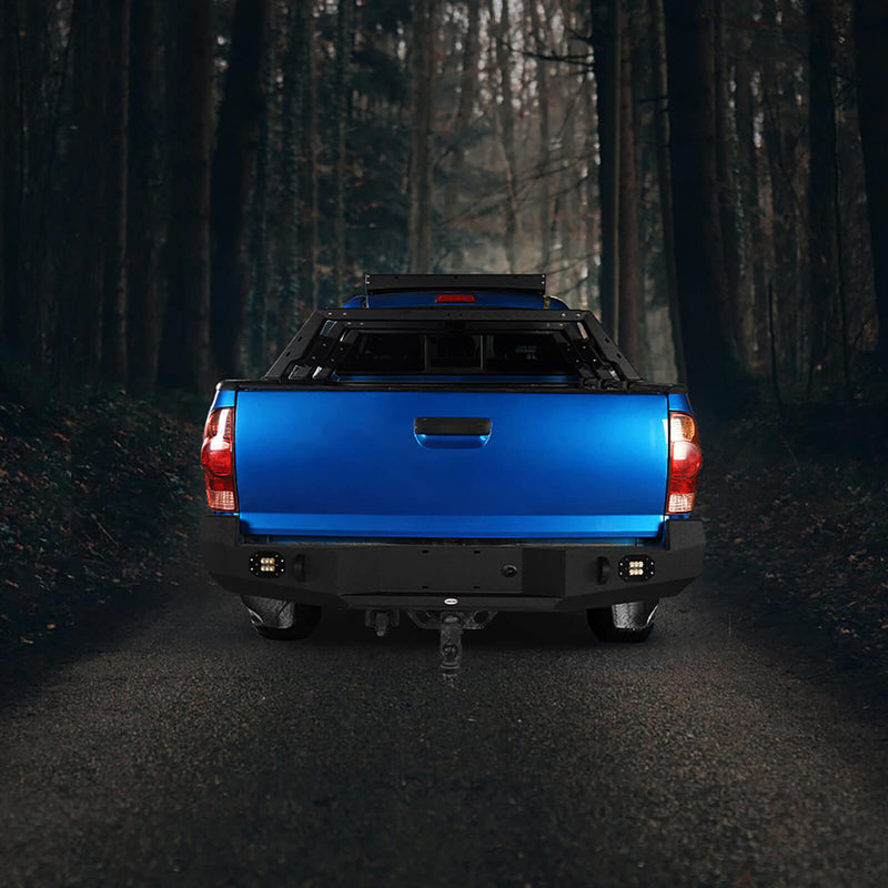 Load image into Gallery viewer, HookeRoad Toyota Tacoma Rear Bumper w/Floodlights for 2005-2015 Toyota Tacoma b4011-s-4