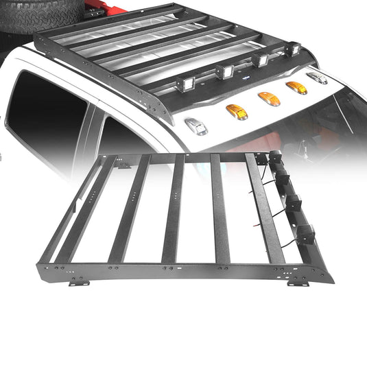 HookeRoad Toyota Tundra Crewmax Roof Rack Cargo Carrier for 2014-2021 Toyota Tundra b5004 2