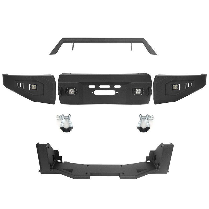 Load image into Gallery viewer, HookeRoad Tundra Front Bumper / Rear Bumper / Roof Rack for 2007-2013 Toyota Tundra Crewmax b5202+b5205+b5206 9