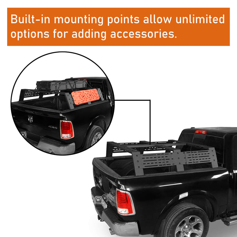 Load image into Gallery viewer, Truck 12.2" High Overland Bed Rack - Hooke Road BXG.9908-S 5