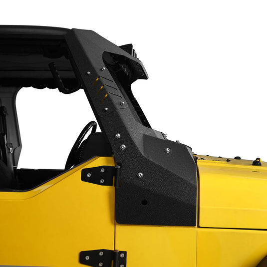 Hooke Road Windshield Frame Cover Visor Cowl Armor w/Lights(97-06 Jeep Wrangler TJ)