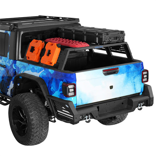 Load image into Gallery viewer, Hooke Road 12.2&quot; Bed Rack for Jeep Gladiator JT Toyota Tacoma Ford Ranger b9922s 2
