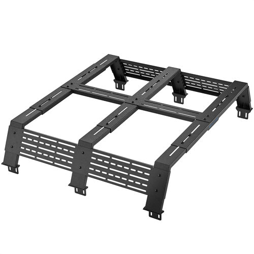 Load image into Gallery viewer, Hooke Road  12.2&quot; High Overland Bed Rack for 07-23 Toyota Tundra &amp; 05-23 Tacoma(6&#39; Bed) &amp; 09-23 Ford F-150 &amp; Raptor &amp; 09-23 Ram 1500  b9923s 4
