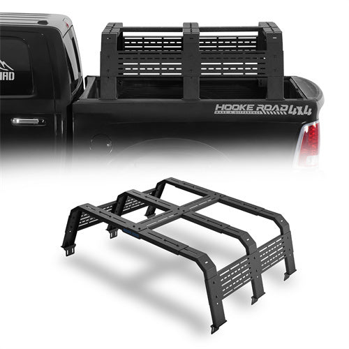 Load image into Gallery viewer, Hooke Road  18.8&quot; High Truck Bed Rack for 07-23 Toyota Tundra &amp; 05-23 Tacoma(6&#39; Bed) &amp; 09-23 Ford F-150 &amp; Raptor &amp; 09-23 Ram 1500  b9923s 1

