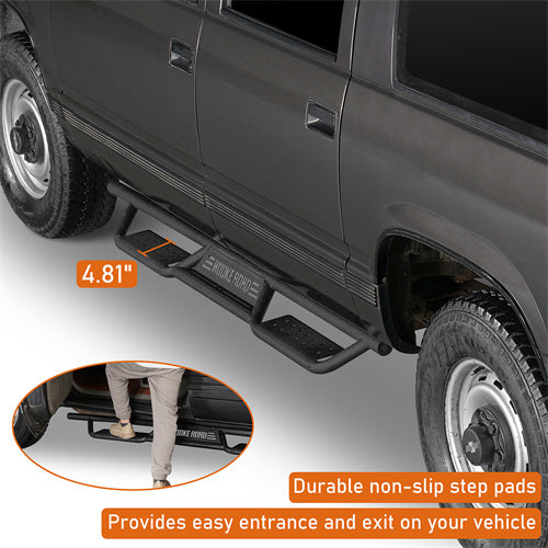 Load image into Gallery viewer, Hooke Road 1992-1999 Chevy Suburban Side Steps Running Boards b7235s 6
