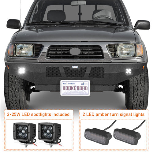 Load image into Gallery viewer, Hooke Road 1995-2004 Toyota Tacoma Front Bumper w/ Spotlights b4150 7
