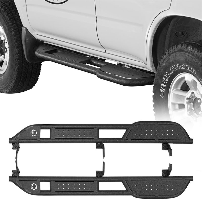 Load image into Gallery viewer, 1996-2002 Toyota 4Runner 3rd Gen Side Steps w/Non-slip Step Pads Hooke Road b7850s 1
