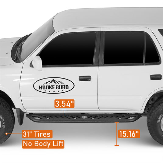 Hooke Road 1996-2002 Toyota 4Runner Side Steps Off-road Style b7851s 6