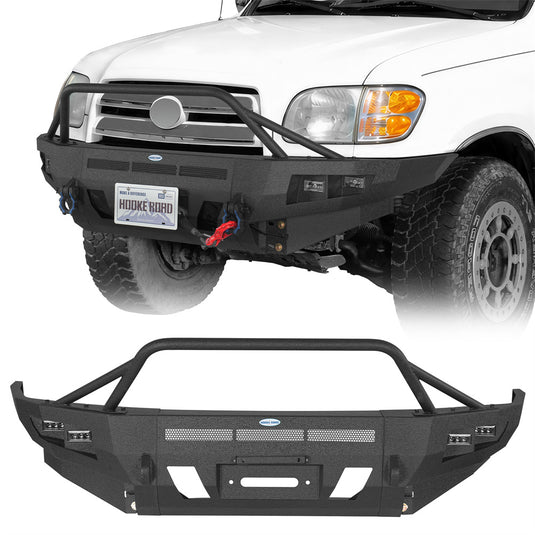 2000-2006 Toyota Tundra Front Bumper w/ Winch Plate Hooke Road b5254 1