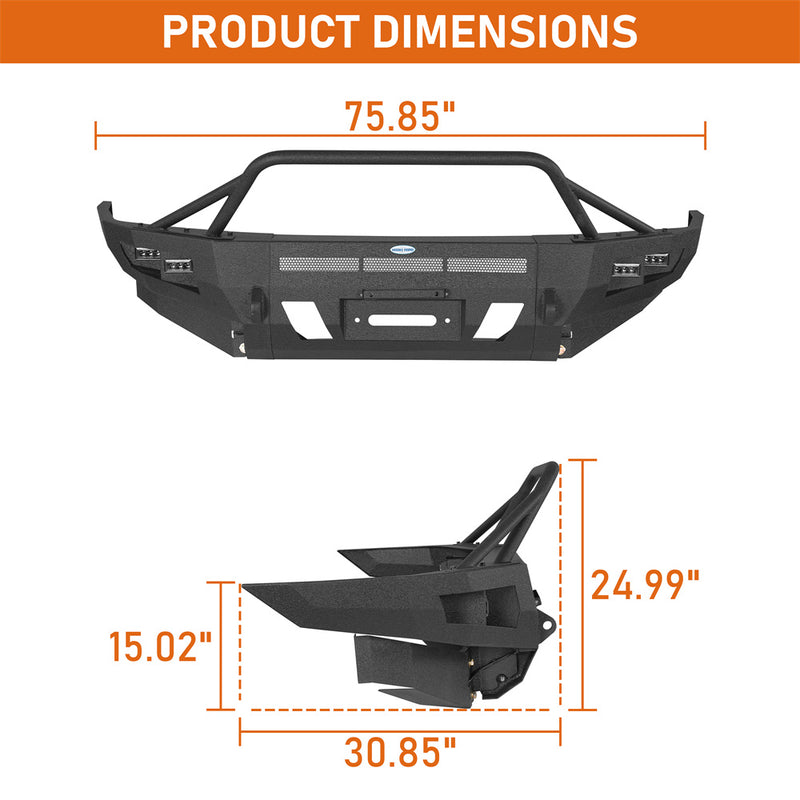 Load image into Gallery viewer, 2000-2006 Toyota Tundra Front Bumper w/ Winch Plate Hooke Road b5254 7
