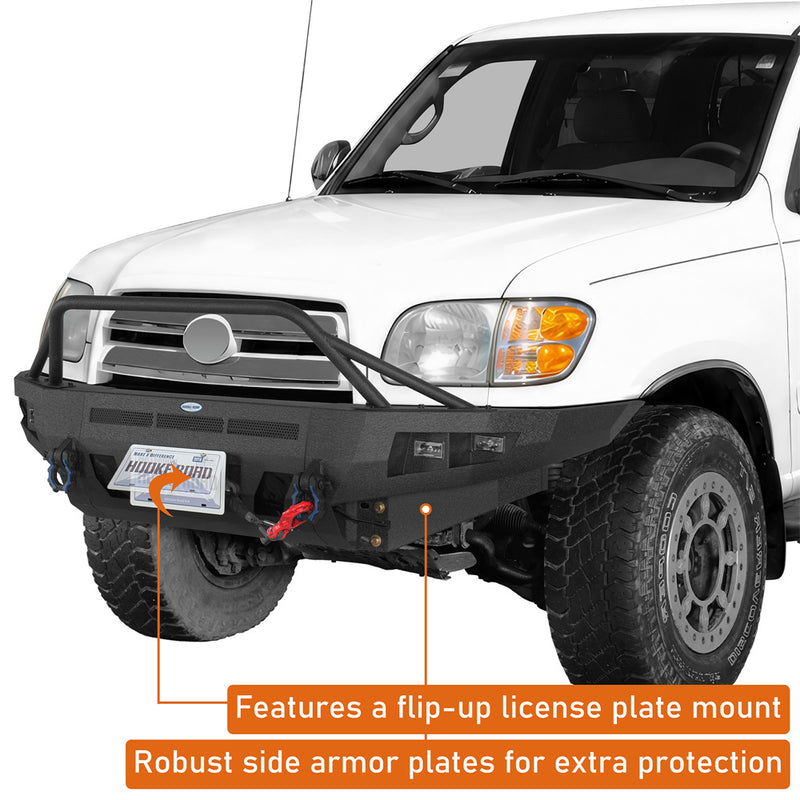 Load image into Gallery viewer, 2000-2006 Toyota Tundra Front Bumper w/ Winch Plate Hooke Road b5254 8
