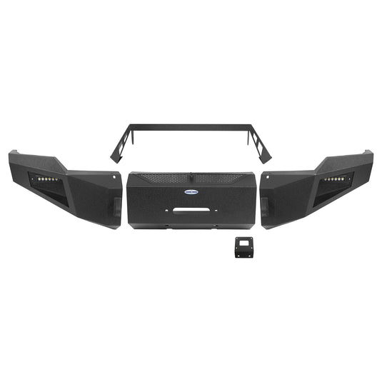 2003-2005 Dodge Ram 2500 Front Bumper & Rear Bumper w/Winch Plate (Excluding Diesel Models) - Hooke Road HE.6463+6464 28