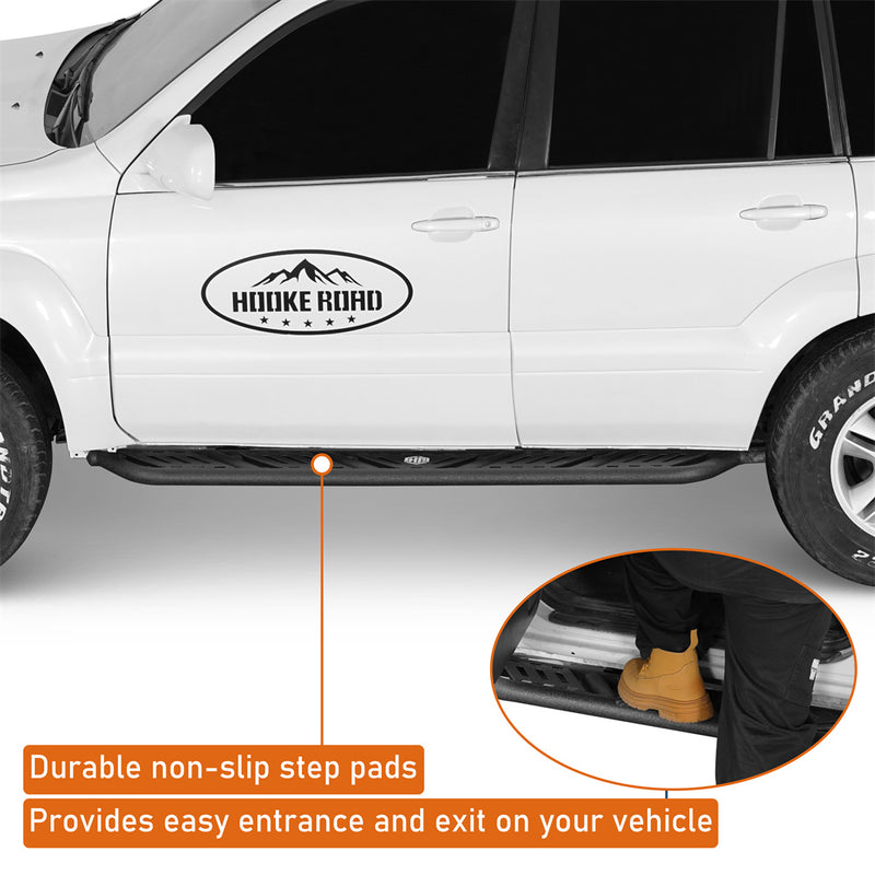 Load image into Gallery viewer, Hooke Road 2003-2009 Lexus GX470 Side Steps Off-Road Style b4655s 7
