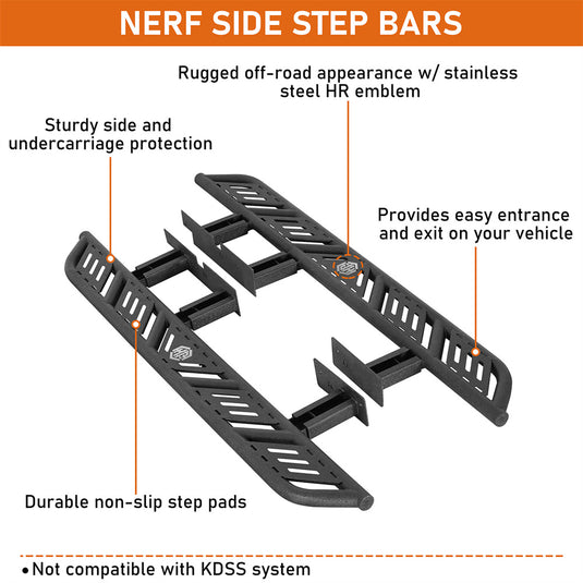 Hooke Road 2003-2009 Lexus GX470 Side Steps Off-Road Style b4655s 9