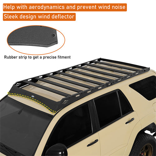 Hooke Road 2003-2009 Toyota 4Runner Roof Rack with 8 cross bars b9853s 9